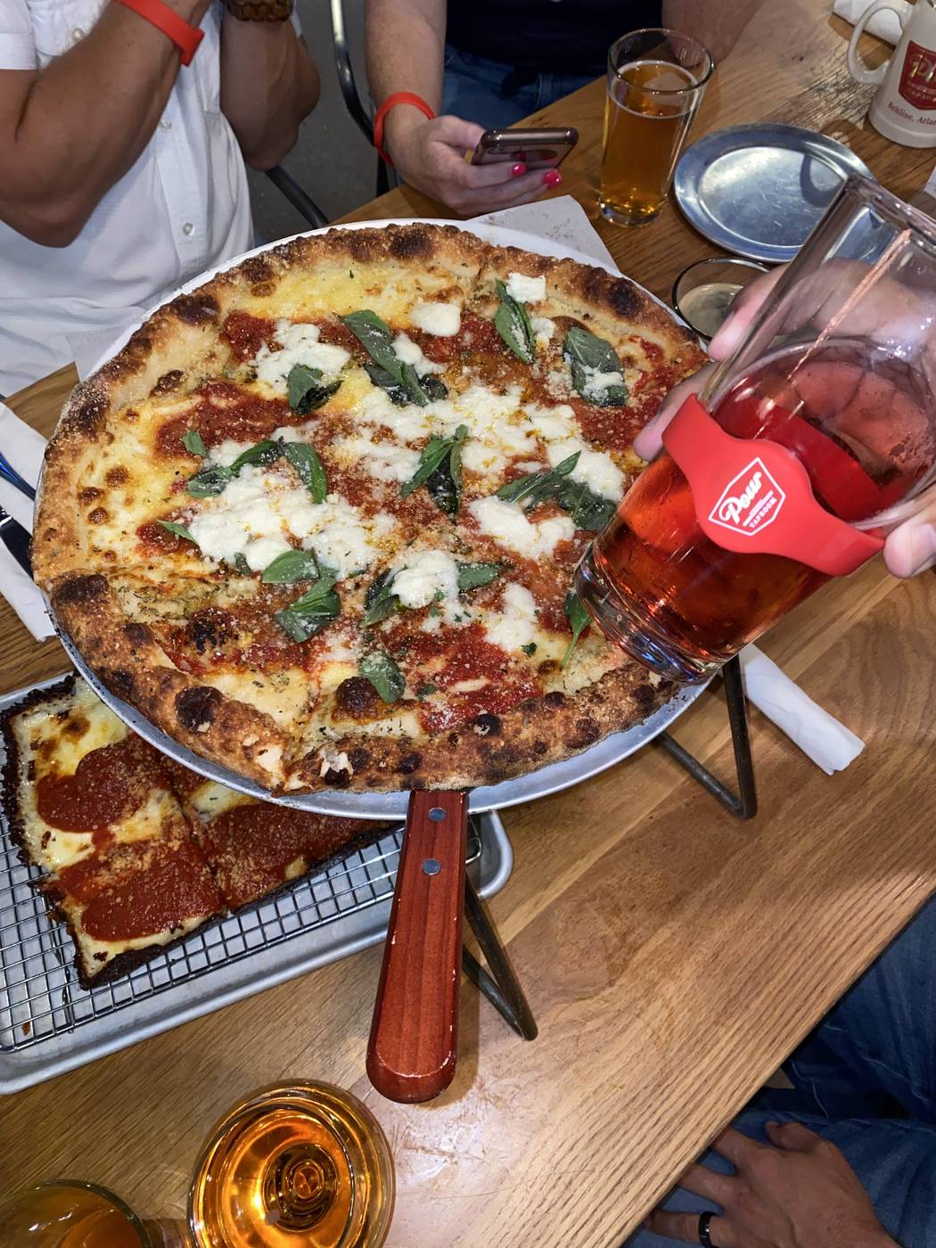 Pizza Dynamo pies and a Pour pint